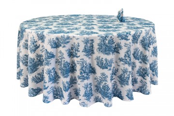 Toile de Jouy Blu