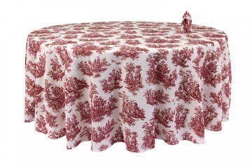 Toile de Jouy Rosso