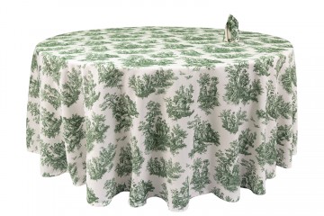 Toile de Jouy Verde